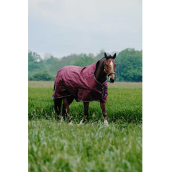 Manta Equithème TYREX 1200D High Neck Burdeos Manta Equithème TYREX 1200D High Neck Burdeos