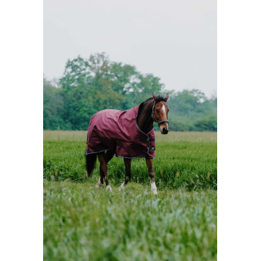 Manta Equithème TYREX 1200D High Neck Burdeos Manta Equithème TYREX 1200D High Neck Burdeos