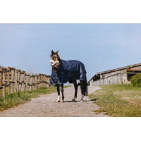 Manta Equithème Classic 1200D Cuello alto Marino Azul marino