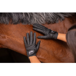 Guantes EDEN BY PENELOPE Prisma strass niño Negro