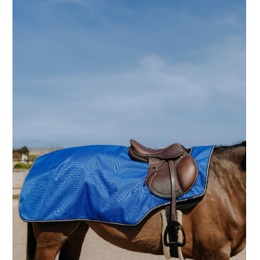 Manta riñonera Equithème - TYREX Aisance 1200D Azul real