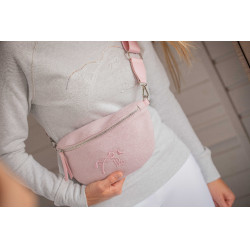 Riñonera PENELOPE Chevron Rosa