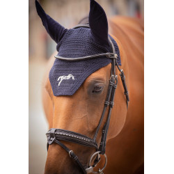 Bonete para caballos Pénélope Algodón Marino Azul marino