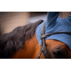 Bonete para caballos Pénélope Algodón Laguna azul