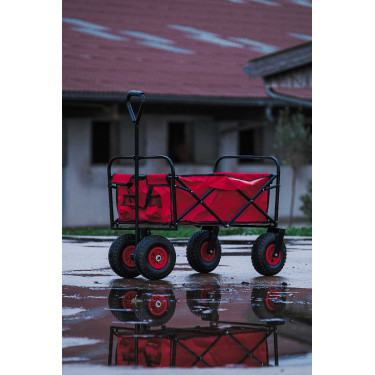 Carro portasilla de 4 ruedas HIPPOTONIC Roja Rojo