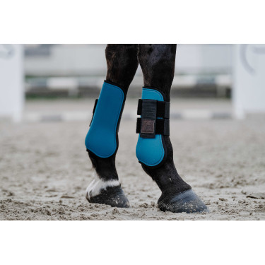 Protectores de tendón EQUITHÈME Pato azul
