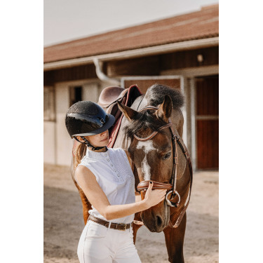 Polo de malla Equithème Molly Blanco Polo de malla Equithème Molly Blanco