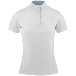 Polo de malla Equithème Betty Blanco