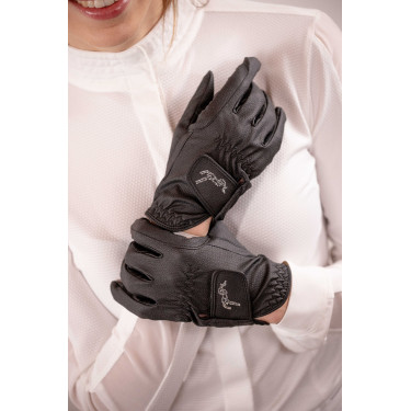 Guantes de equitación PENELOPE Prisma Negro