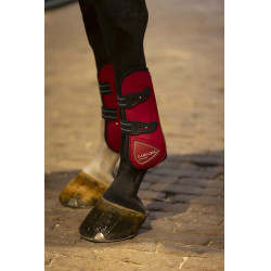 Guarniciones con protectores de menudillo Lami-Cell Elite Roja Rojo