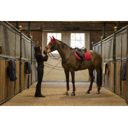 Guarniciones con protectores de menudillo Lami-Cell Elite Roja Rojo