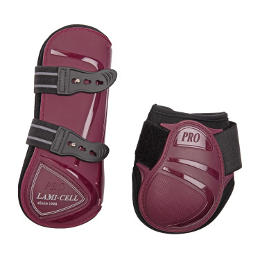 Guarniciones con protectores de menudillo Lami-Cell Elite Burdeos Guarniciones con protectores de menudillo Lami-Cell Elite Burdeos