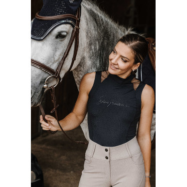 Pantalón EQUITHÈME Queen señora Gris pardo Marrón Pantalón EQUITHÈME Queen señora Gris pardo Marrón