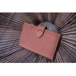 Cartera PENELOPE Bertille Coñac Marrón