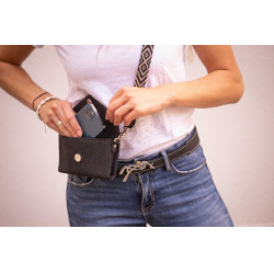 Bolsa para teléfono PENELOPE Negro Bolsa para teléfono PENELOPE Negro