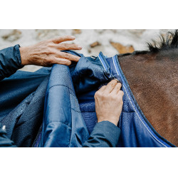 Onderdeken Equithème Classic Azul marino