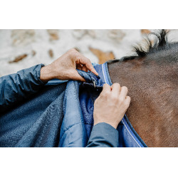 Onderdeken Equithème Classic Azul marino