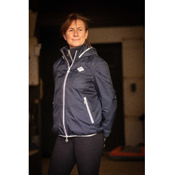 Pénélope RainImpermeable corto Marino Azul marino