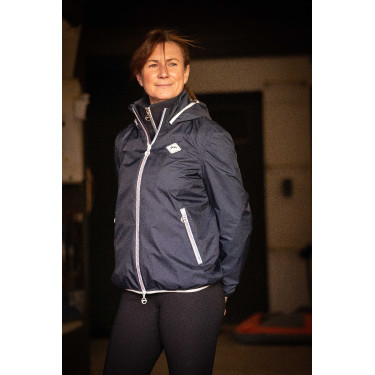 Pénélope RainImpermeable corto Marino Azul marino