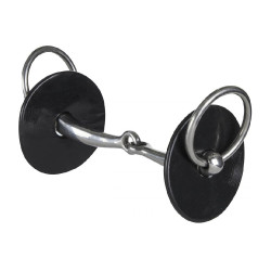 Bocado anillos LeMieux Silicona Negro