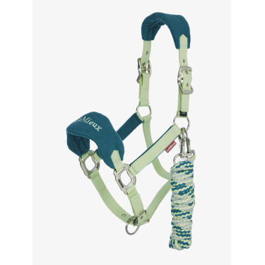 Cabezada y ramal LeMieux Vogue Esme Macarrón Cabezada y ramal LeMieux Vogue Esme Macarrón