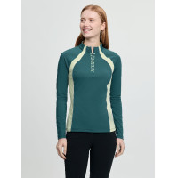 Camiseta interior LeMieux de malla Philippa para mujer Enebro Violeta