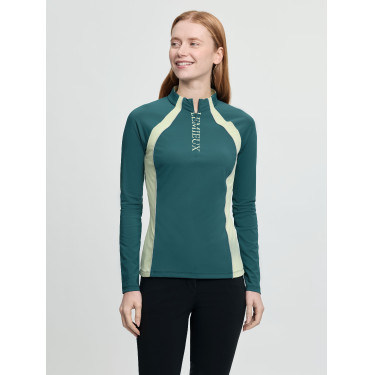 Camiseta interior LeMieux de malla Philippa para mujer Selva Blanco Camiseta interior LeMieux de malla Philippa para mujer Selva Blanco