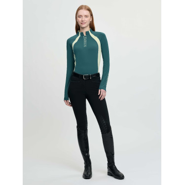 Camiseta interior LeMieux de malla Philippa para mujer Selva Blanco Camiseta interior LeMieux de malla Philippa para mujer Selva Blanco