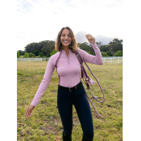 Camiseta interior LeMieux de malla Philippa para mujer Fondant