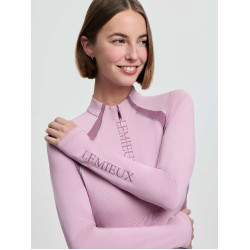 Camiseta interior LeMieux de malla Philippa para mujer Fondant