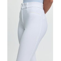 Pantalón LeMieux con asiento de silicona Izzy Young Rider Blanco