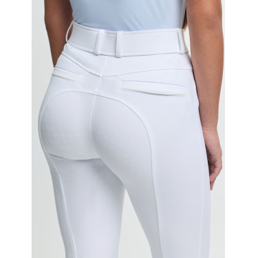 Pantalón LeMieux con asiento de silicona Izzy Young Rider Blanco Pantalón LeMieux con asiento de silicona Izzy Young Rider Blanco