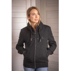 Sudadera Pénélope Native con strass Negro