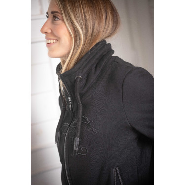 Sudadera Pénélope Native con strass Negro