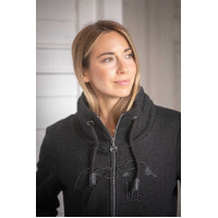 Sudadera Pénélope Native con strass Havana Marrón