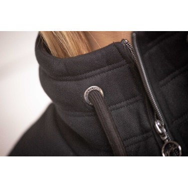 Sudadera Pénélope Native con strass Negro