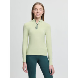 Capa base LeMieux Young Rider Classique de manga larga Macarrón Verde