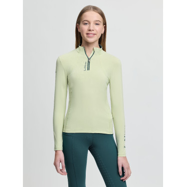 Capa base LeMieux Young Rider Classique de manga larga Macarrón Verde