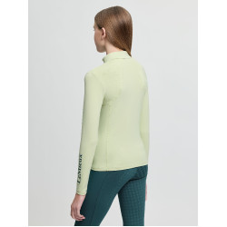 Capa base LeMieux Young Rider Classique de manga larga Macarrón Verde