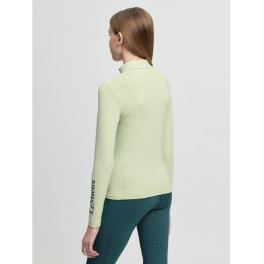 Capa base LeMieux Young Rider Classique de manga larga Macarrón Verde