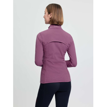 Forro polar con cuello de cremallera LeMieux Frances para mujer Malva Forro polar con cuello de cremallera LeMieux Frances para mujer Malva