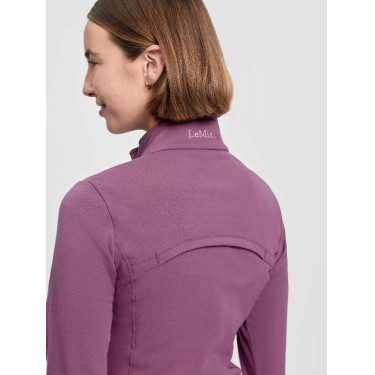 Forro polar con cuello de cremallera LeMieux Frances para mujer Malva Forro polar con cuello de cremallera LeMieux Frances para mujer Malva