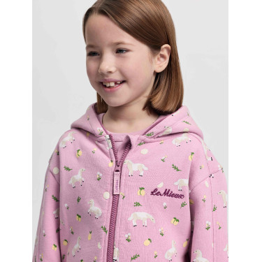 Sudadera con capucha LeMieux Zip Through Mini Charlie Fondant