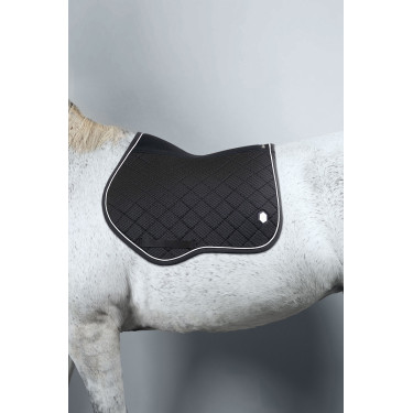Alfombrilla de silla de montar Mesh terciopelo 3D ProConfort Dynamix Negro / negro