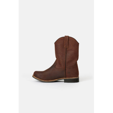 Botas western de cuero Horze Cassidy Castaño Marrón