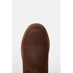 Botas western de cuero Horze Cassidy Castaño Marrón