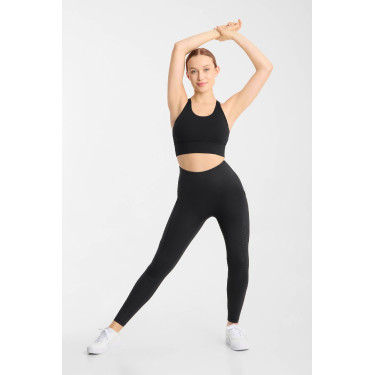 Top deportivo Horze Alisa Negro