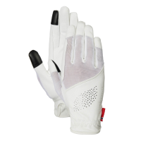 Guantes de equitación B Vertigo Lux Blanco brillante