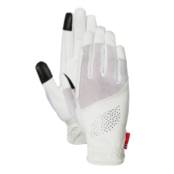 Guantes de equitación B Vertigo Lux Blanco brillante