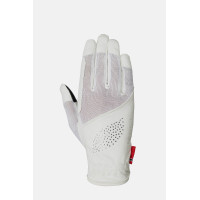 Guantes de equitación B Vertigo Lux Blanco brillante